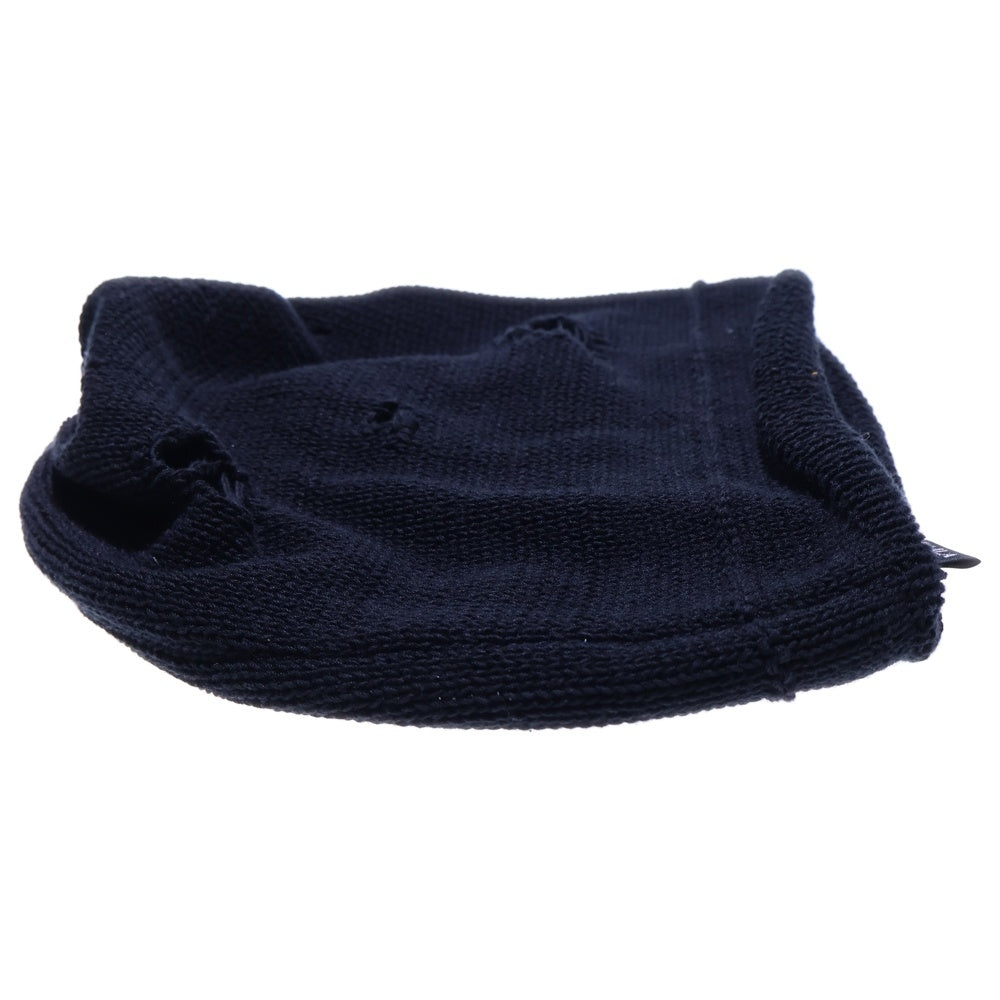 CA4LA(カシラ) RAGGED KNIT WATCH ダメージ加工 ニットビーニー ニット帽 帽子 ブラック