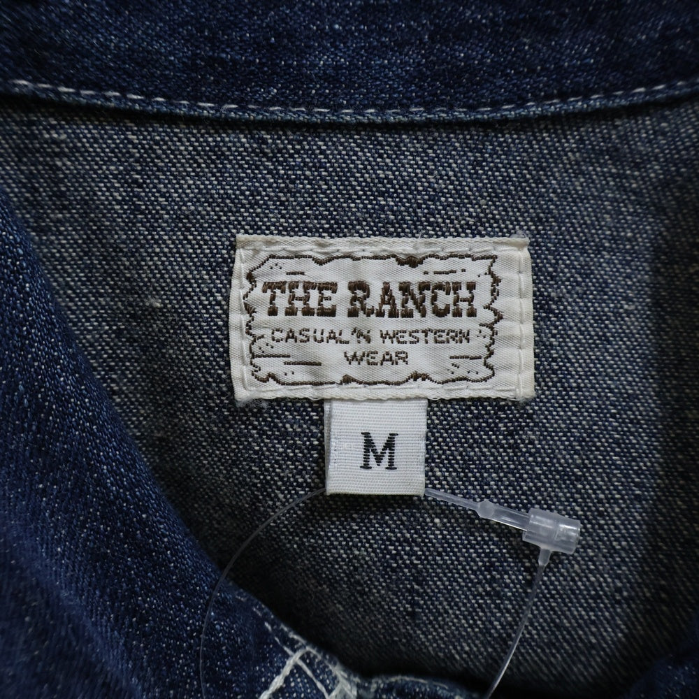 VINTAGE(ヴィンテージ) 90S THE RANCH VINTAGE PULLOVER DENIM SHIRT ザランチ ヴィンテージ プルオーバーデニムシャツ インディゴ