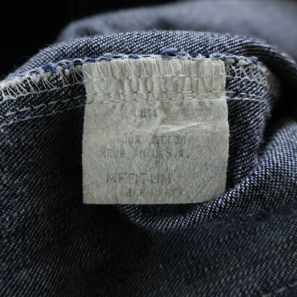 VINTAGE(ヴィンテージ) 90S THE RANCH VINTAGE PULLOVER DENIM SHIRT ザランチ ヴィンテージ プルオーバーデニムシャツ インディゴ