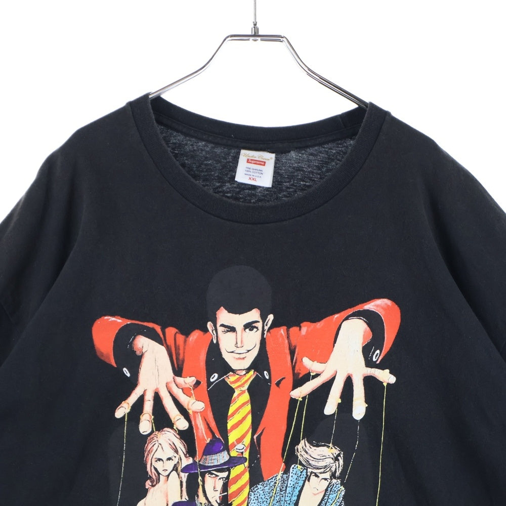 SUPREME(シュプリーム) 23SS ×UNDERCOVER Lupin Tee アンダーカバー ルパン プリント 半袖Tシャツ カットソー ブラック