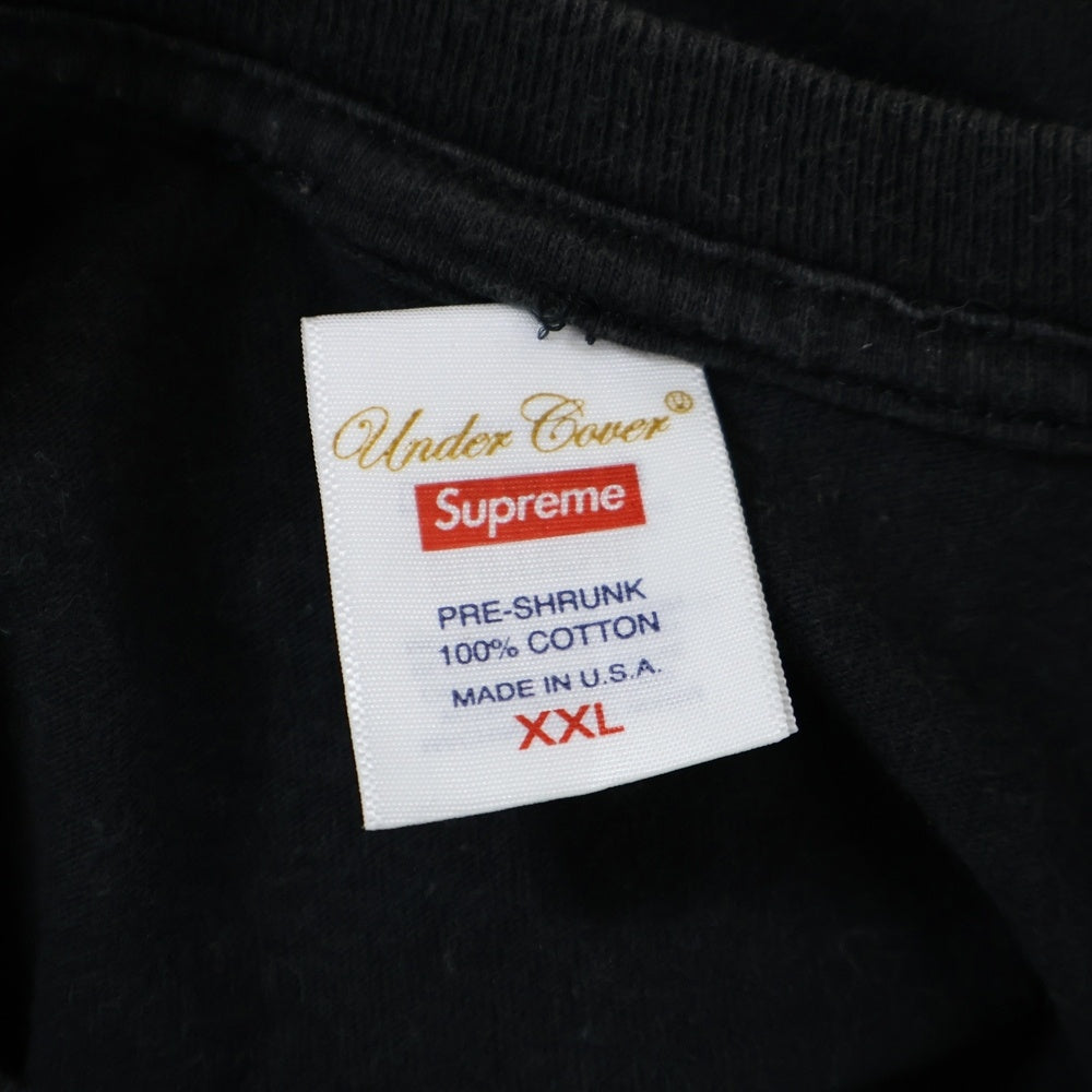 SUPREME(シュプリーム) 23SS ×UNDERCOVER Tag Tee アンダーカバー タグ プリント 半袖Tシャツ カットソー ブラック