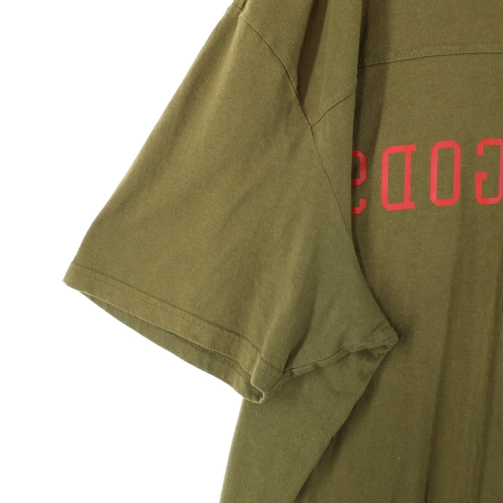 SUPREME(シュプリーム) 23SS ×UNDERCOVER Rebelgoods Football Top アンダーカバー フットボールトップ プリント 半袖Tシャツ カットソー カーキ