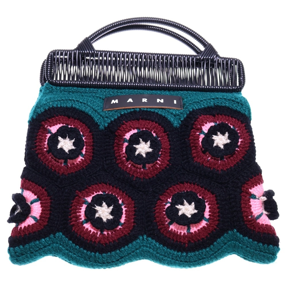 MARNI(マルニ) FLOWER CAFE フラワーカフェ ストライプ トートバッグ マルチカラー