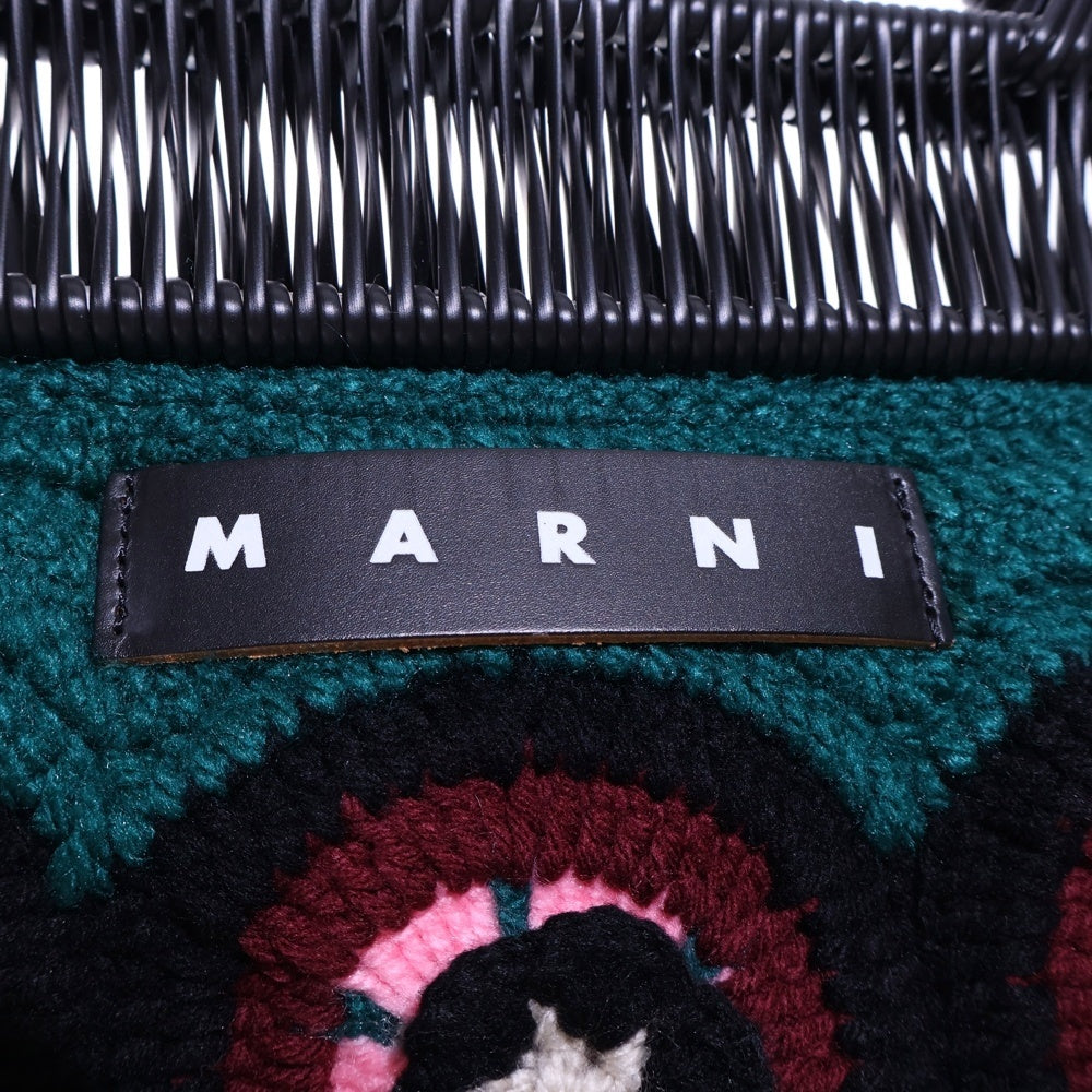 MARNI(マルニ) FLOWER CAFE フラワーカフェ ストライプ トートバッグ マルチカラー