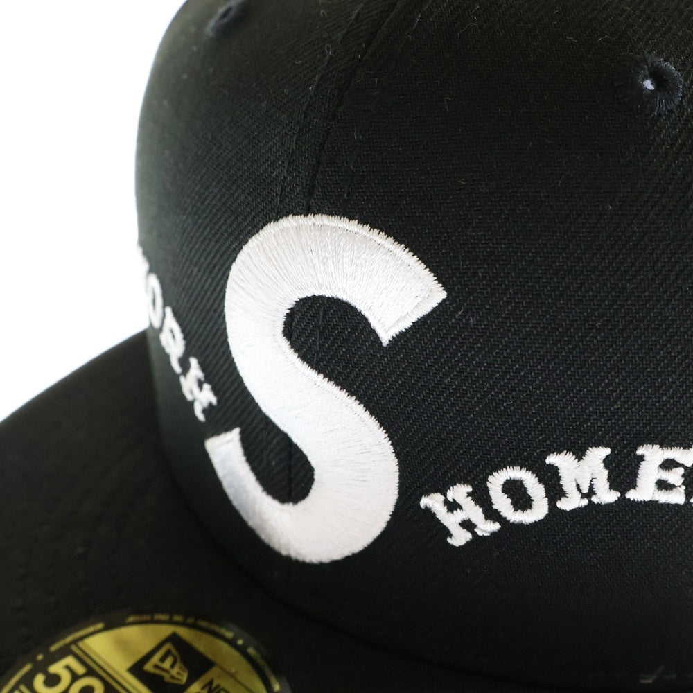 SUPREME(シュプリーム) 25SS ×New Era Homerun S Logo Black ニューエラ ホームラン エスロゴ ベースボールキャップ 帽子 ブラック