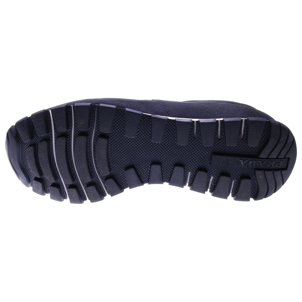 PRADA(プラダ) ロゴデザイン ナイロン ローカットスニーカー ブラック 4E3221