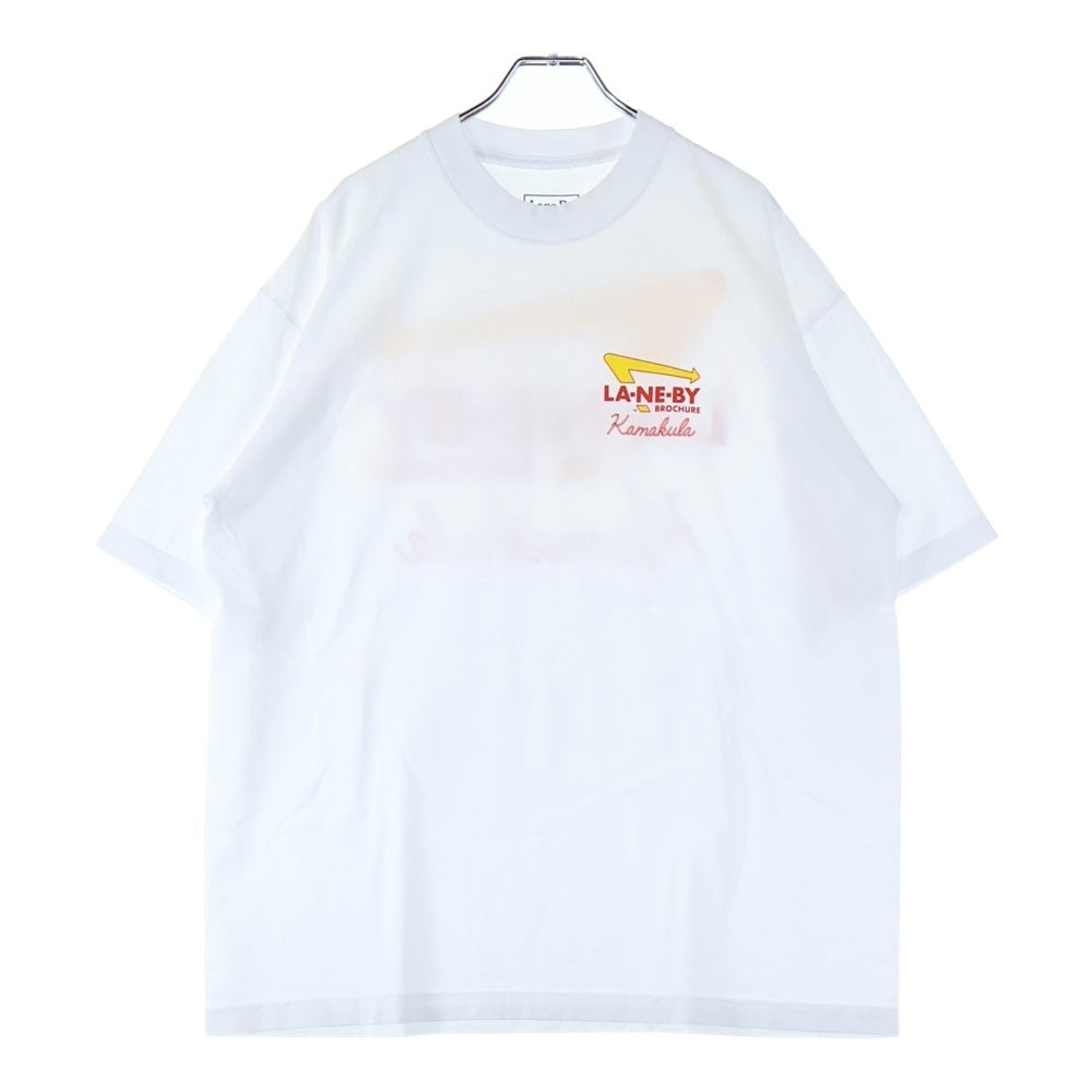 LANE BY BROCHURE(レーンバイブローシュアー) BURGER TEE バーガー 半袖Tシャツ ホワイト