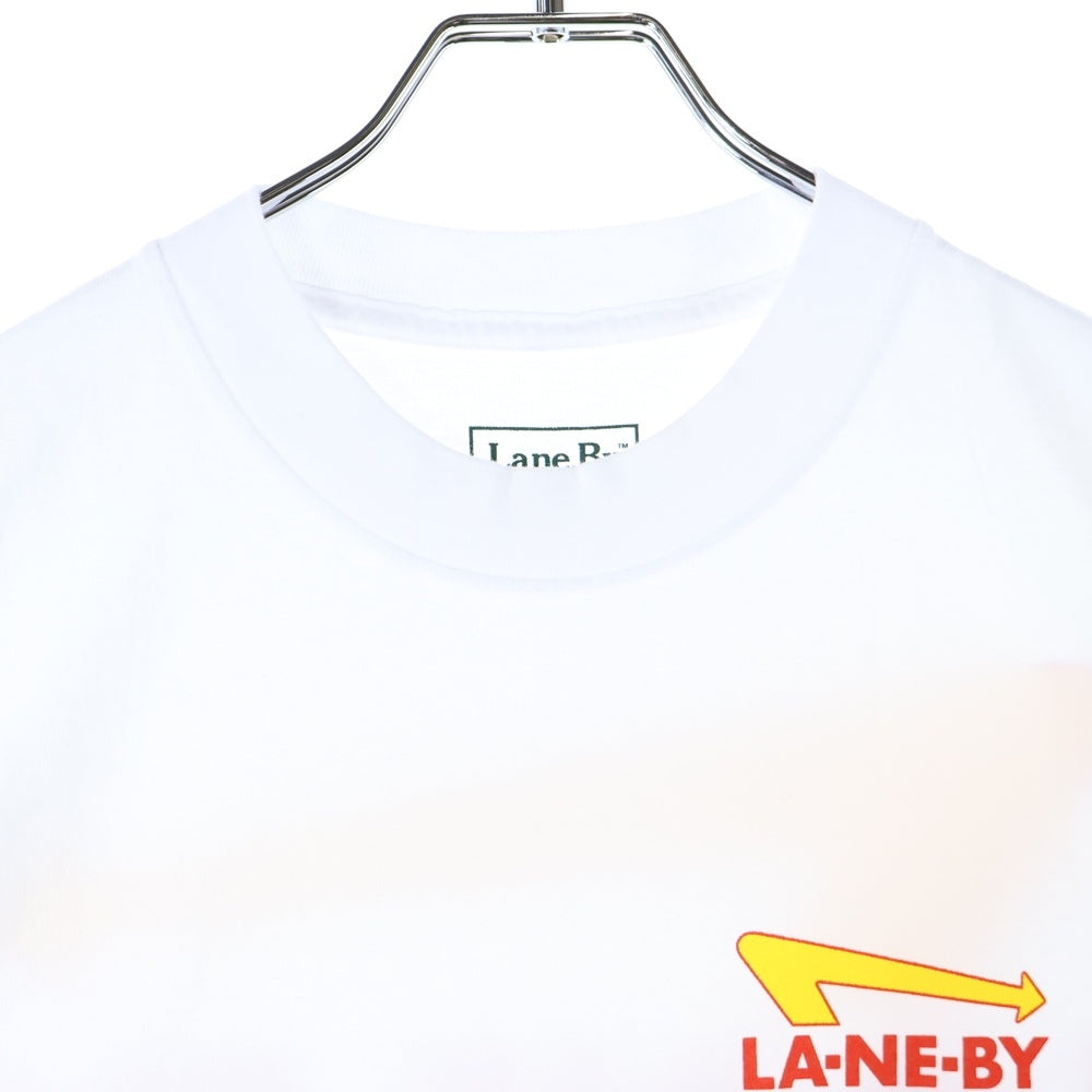 LANE BY BROCHURE(レーンバイブローシュアー) BURGER TEE バーガー 半袖Tシャツ ホワイト