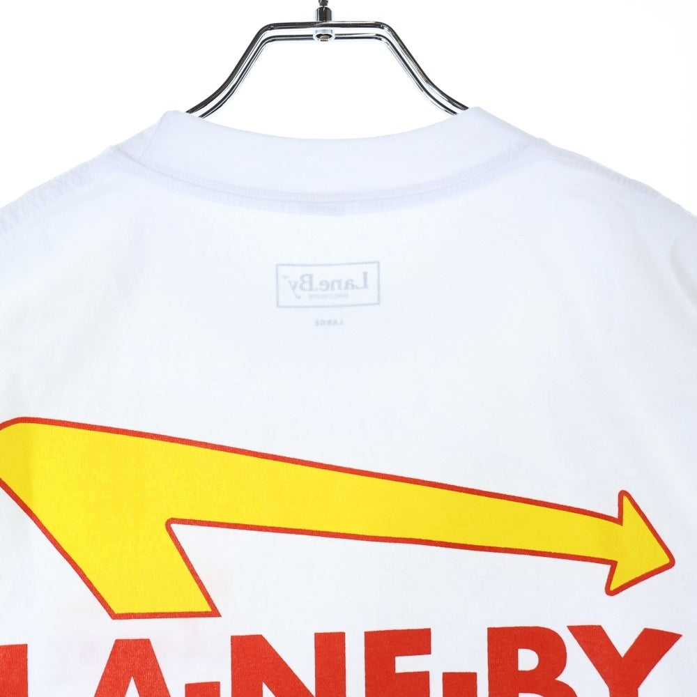 LANE BY BROCHURE(レーンバイブローシュアー) BURGER TEE バーガー 半袖Tシャツ ホワイト