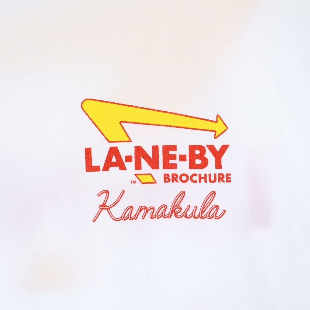 LANE BY BROCHURE(レーンバイブローシュアー) BURGER TEE バーガー 半袖Tシャツ ホワイト