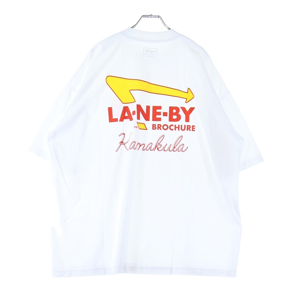LANE BY BROCHURE(レーンバイブローシュアー) BURGER TEE バーガー 半袖Tシャツ ホワイト