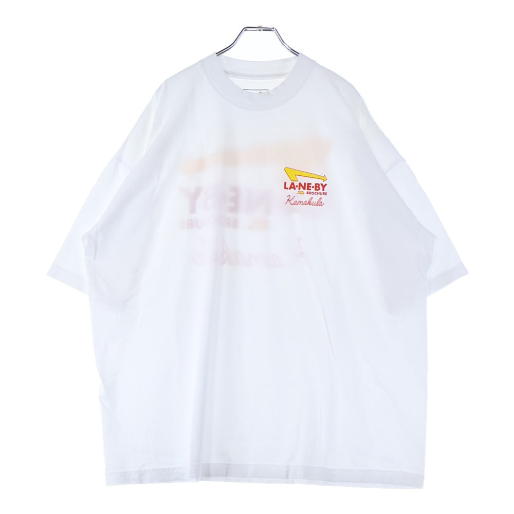 LANE BY BROCHURE(レーンバイブローシュアー) BURGER TEE バーガー 半袖Tシャツ ホワイト