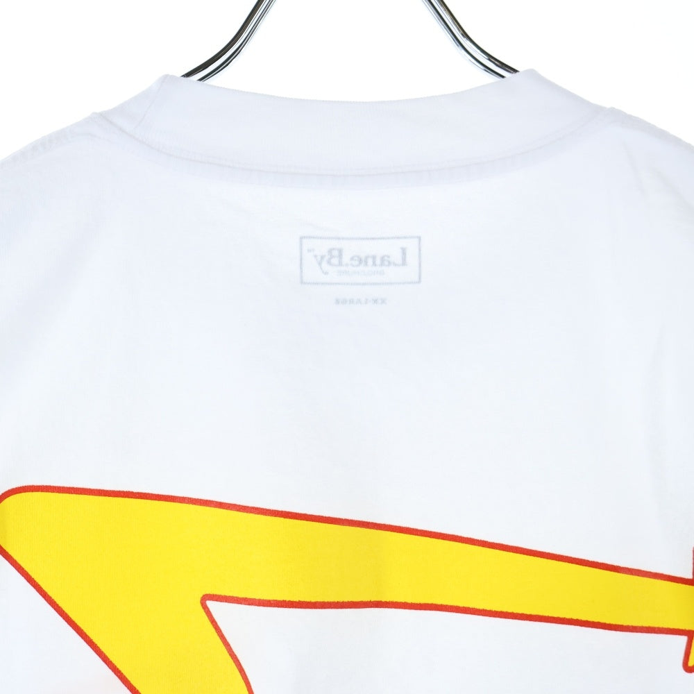 LANE BY BROCHURE(レーンバイブローシュアー) BURGER TEE バーガー 半袖Tシャツ ホワイト