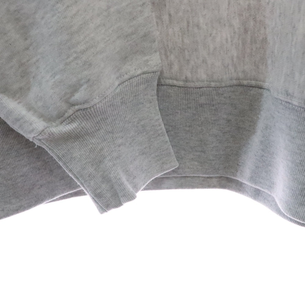 CABARET POVAL(キャバレーポバール) BEAUTY&YOUTH別注 R/L プリントスウェットトレーナー グレー