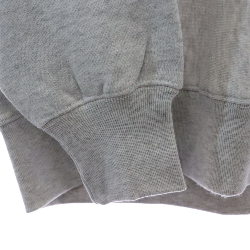 CABARET POVAL(キャバレーポバール) BEAUTY&YOUTH別注 R/L プリントスウェットトレーナー グレー