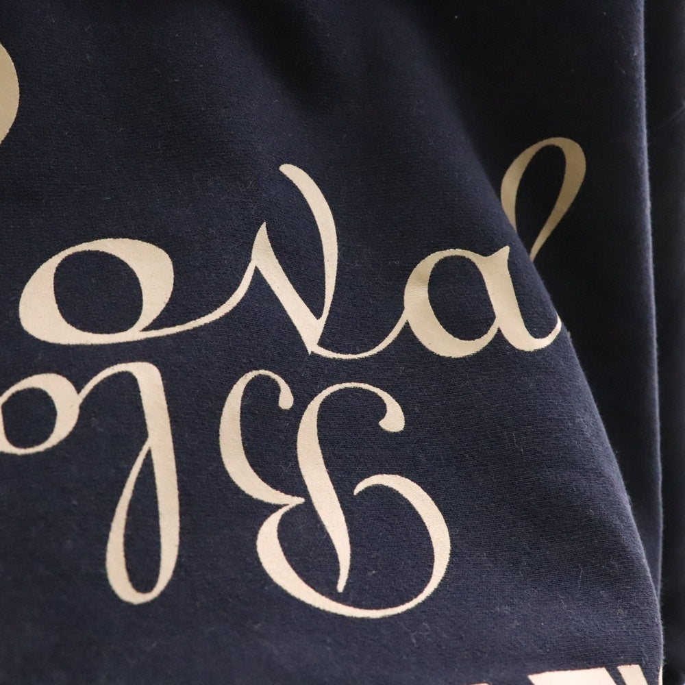 CABARET POVAL(キャバレーポバール) BEAUTY&YOUTH別注 LUXURIA プリントスウェットトレーナー ネイビー