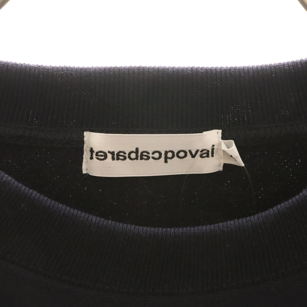 CABARET POVAL(キャバレーポバール) BEAUTY&YOUTH別注 LUXURIA プリントスウェットトレーナー ネイビー