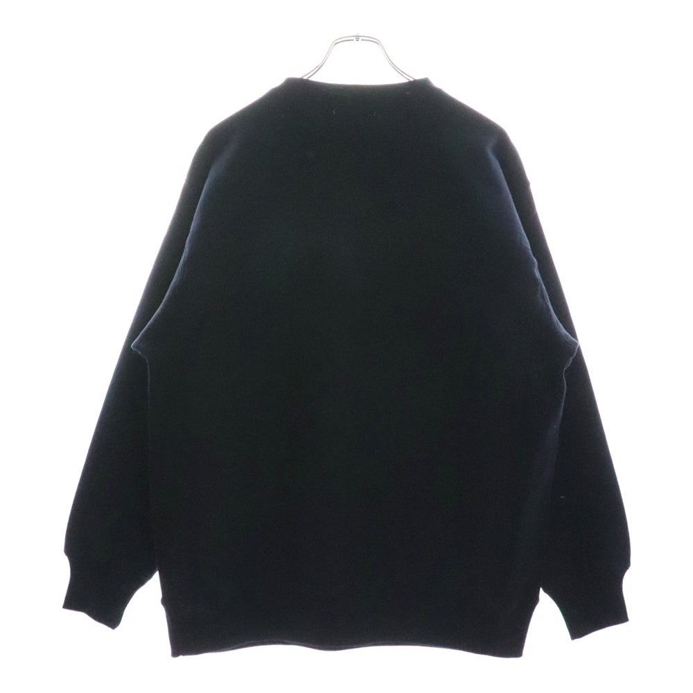 CABARET POVAL(キャバレーポバール) BEAUTY&YOUTH別注 LUXURIA プリントスウェットトレーナー ネイビー