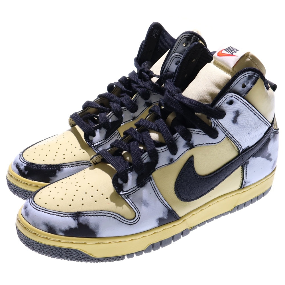NIKE(ナイキ) DUNK HIGH 1985 SP BLACK ACID WASH ダンクハイ ブラックアシッドウォッシュ ハイカットスニーカー イエロー US11/29cm DD9404-700
