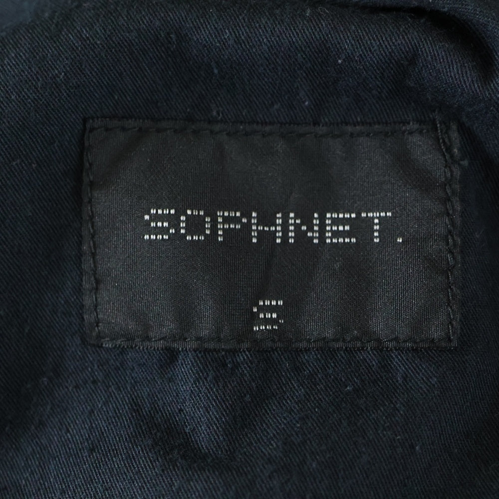 SOPHNET.(ソフネット) SARROUEL PANTS シルバー ストラップ ソフトクール ストレッチ サルエル パンツ SOPH-210030
