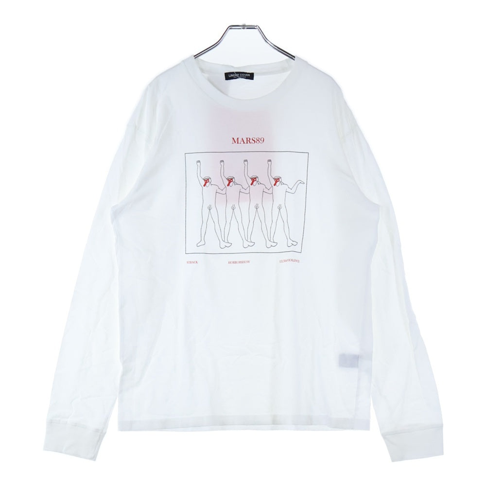 UNDERCOVER(アンダーカバー) ×MARS89 プリント ロングスリーブカットソー 長袖Tシャツ ホワイト