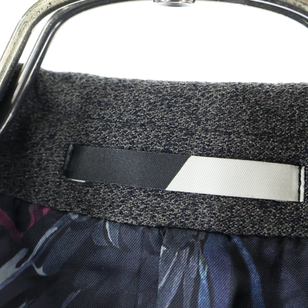 Paul Smith(ポールスミス) CORDURA ボタニカル 2B コットンシングル テーラードジャケット ブラウン PY-K5-58734