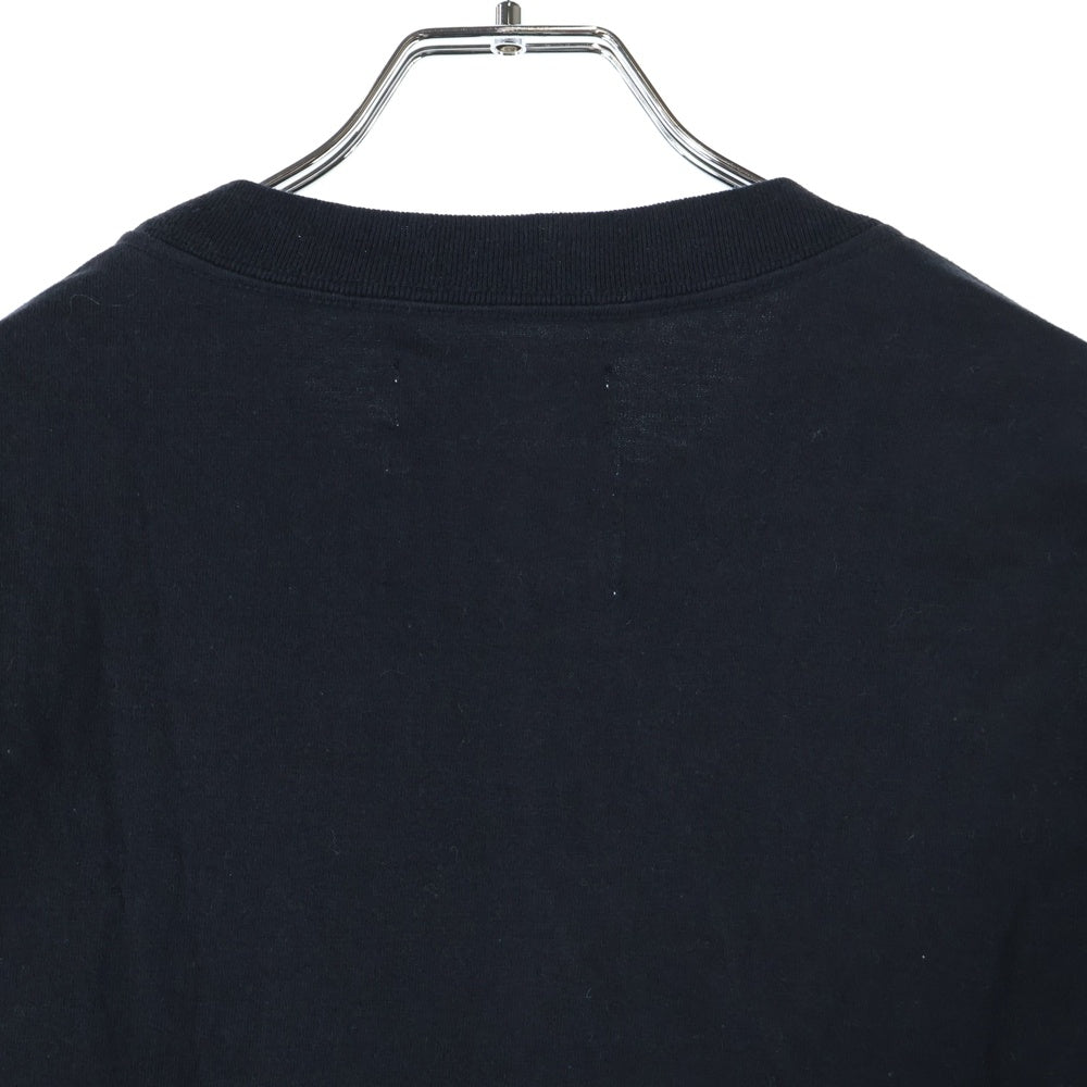 marka(マーカ) ×INSONIA フォトプリントデザイン クルーネック カットソー 長袖Tシャツ ブラック