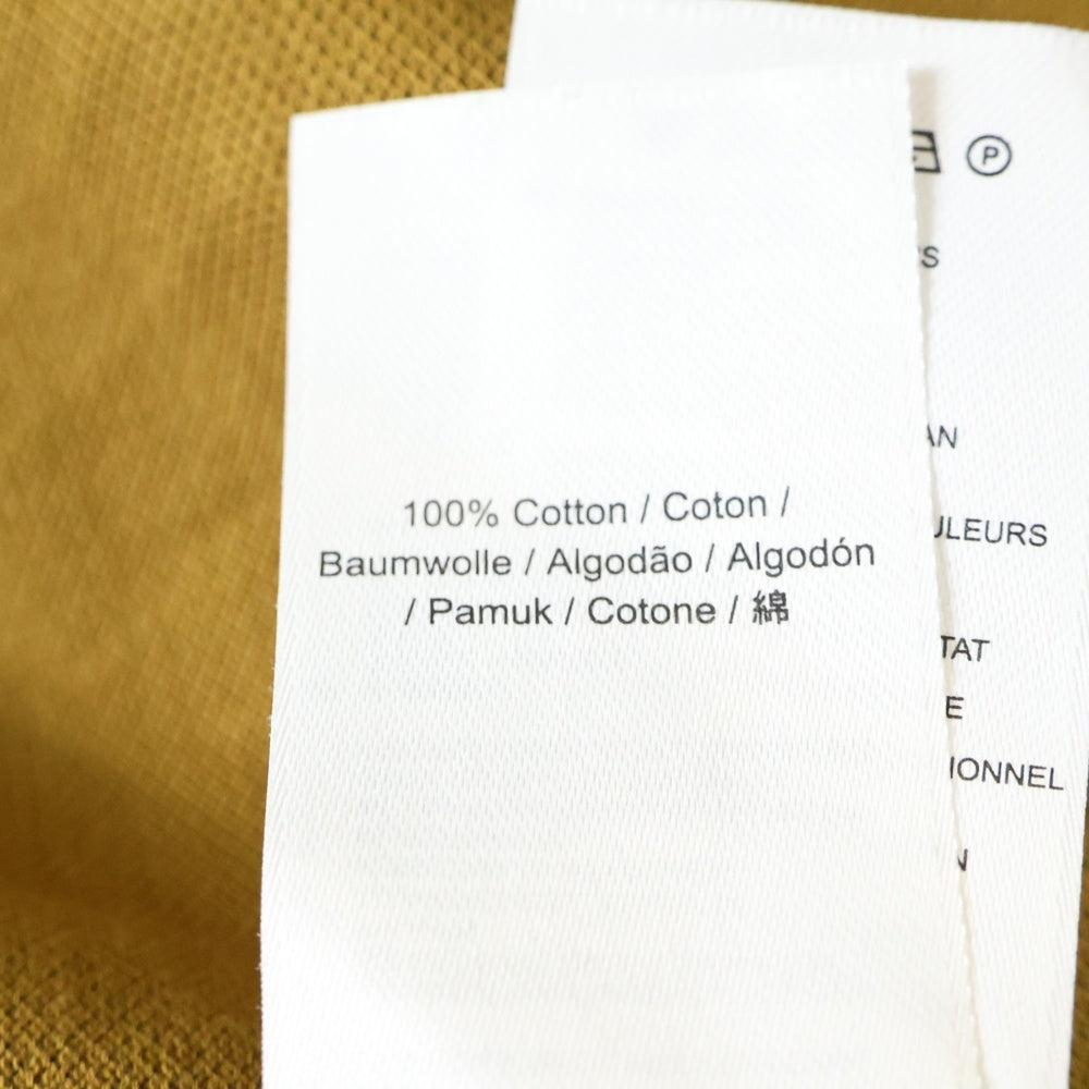 FRED PERRY(フレッドペリー) ロゴエンブロイダリー 長袖ポロシャツ ブラウン