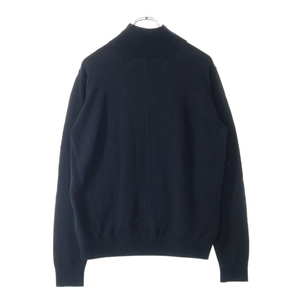 A-COLD-WALL(アコールドウォール) バイアス切り替え ハイゲージ モックネック ニット セーター ブラック