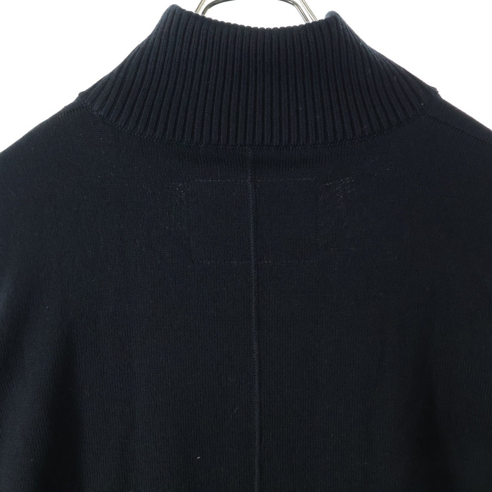 A-COLD-WALL(アコールドウォール) バイアス切り替え ハイゲージ モックネック ニット セーター ブラック