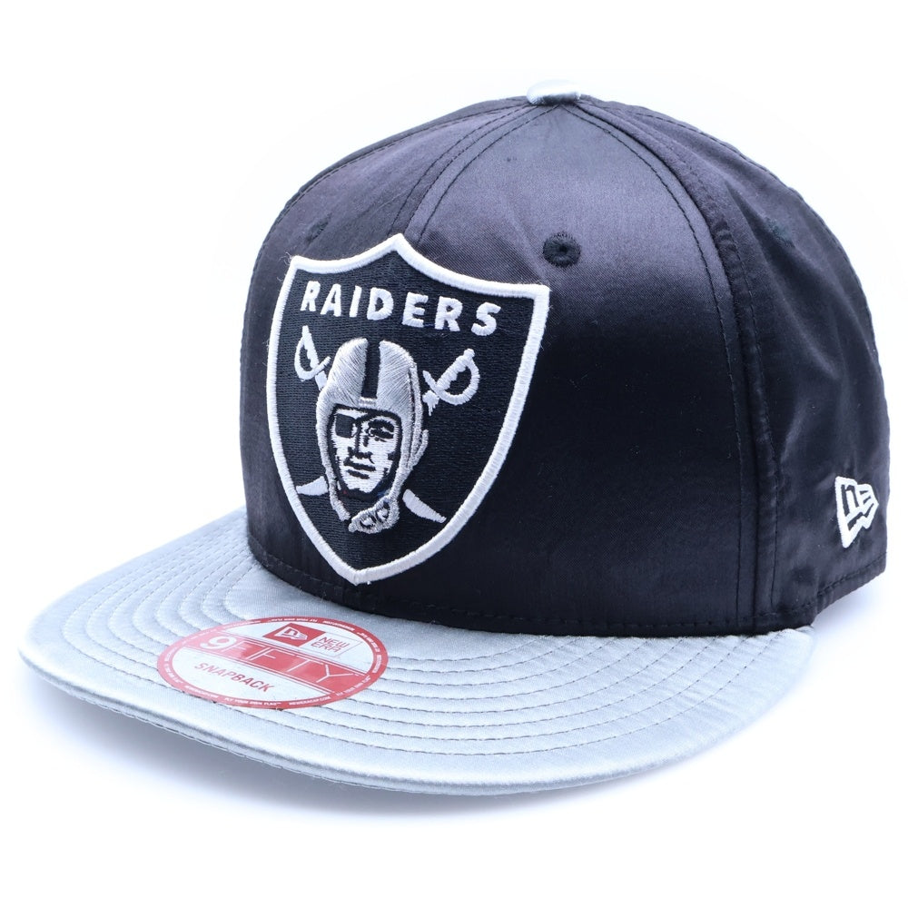 NEW ERA(ニューエラ) RAIDERS SNAPBACK レイダース スナップバック ベースボールキャップ 帽子 ブラック/シルバー