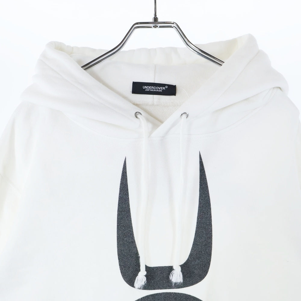 UNDERCOVER(アンダーカバー) 20AW ロゴプリント スウェット プルオーバーパーカー ホワイト UCZ4893-6