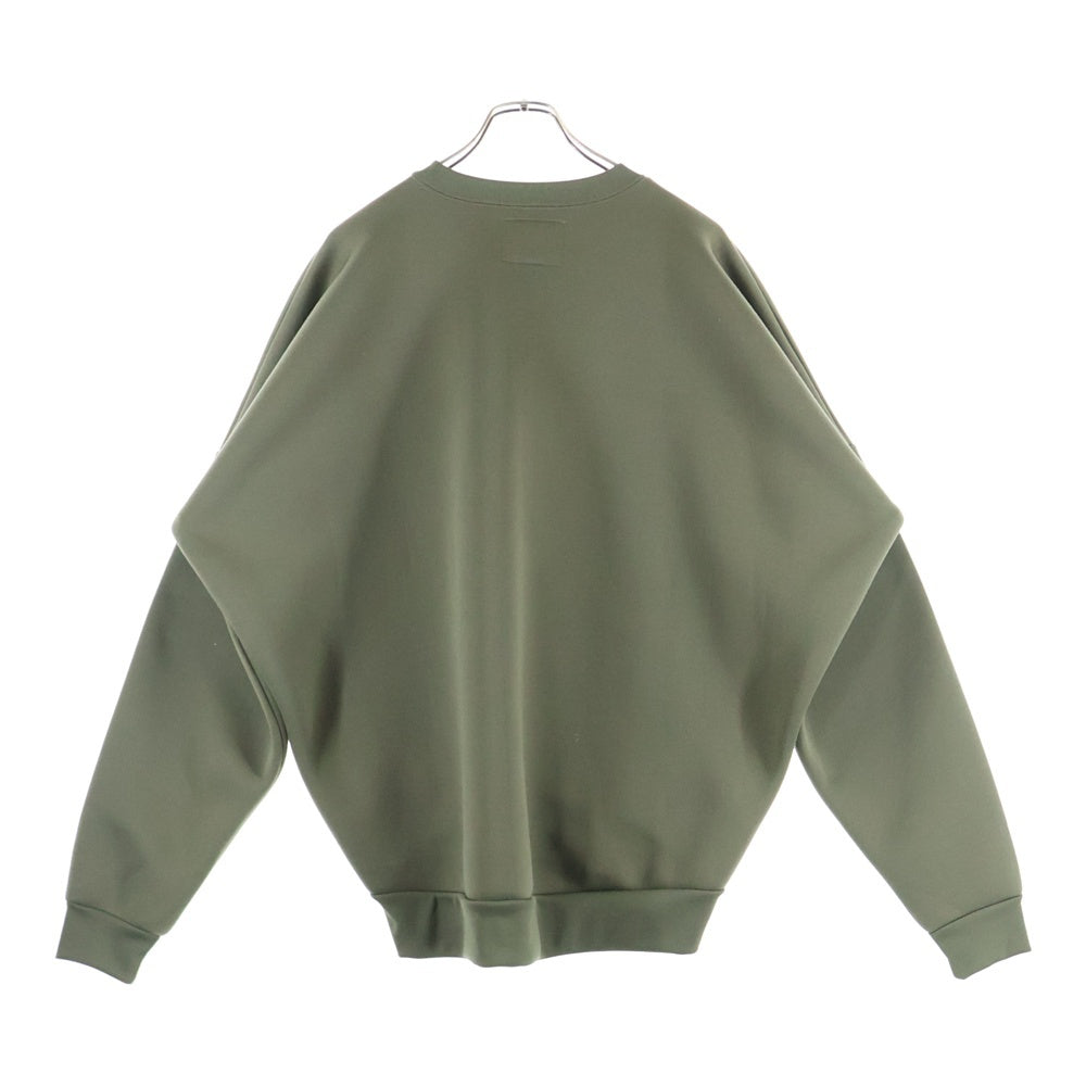 WTAPS(ダブルタップス) 18SS SHELL SWEATSHIRT ロゴ刺繍 シェル スウェット プルオーバーパーカー カーキ 181ATDT-CSM21