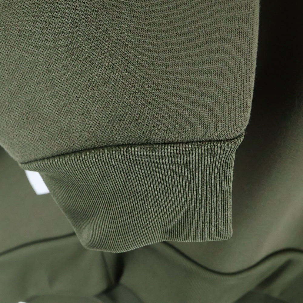 WTAPS(ダブルタップス) 18SS SHELL SWEATSHIRT ロゴ刺繍 シェル スウェット プルオーバーパーカー カーキ 181ATDT-CSM21