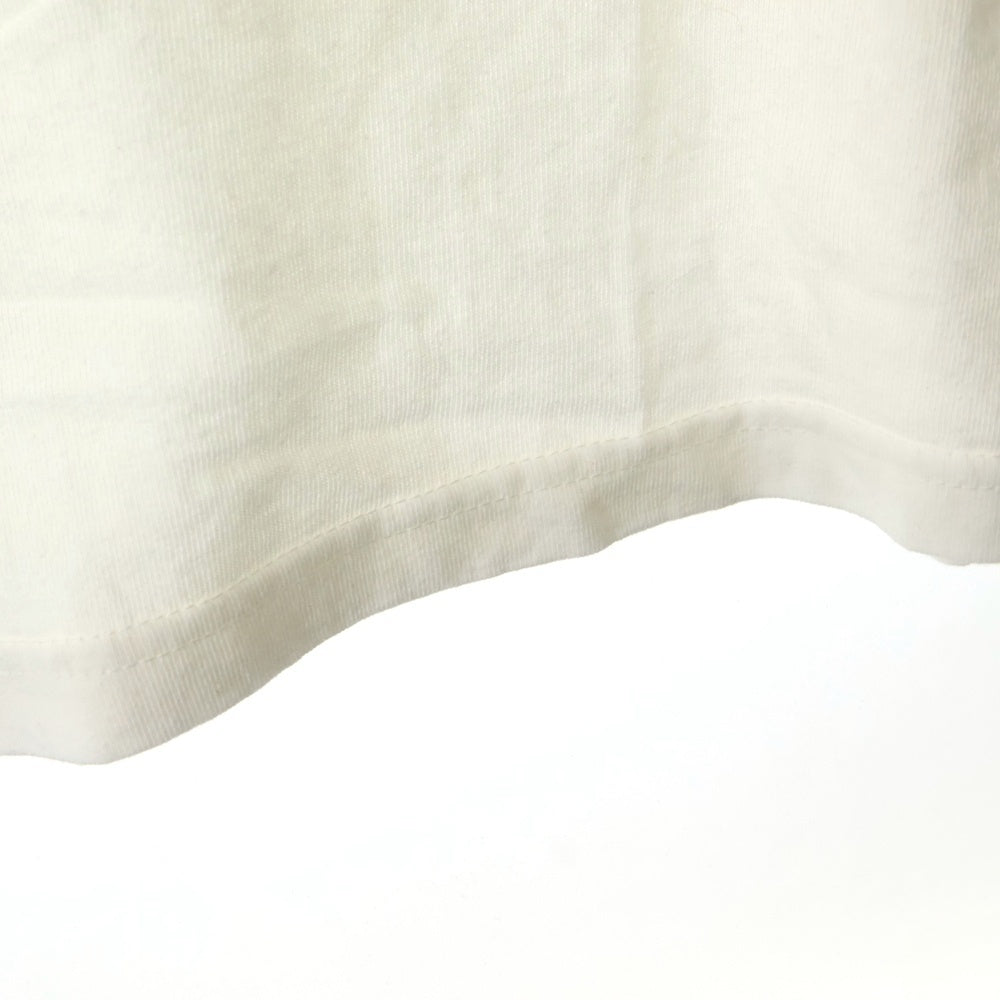 TACOMA FUJI RECORDS(タコマフジレコード) PANCAKE KILLA フロント プリント クルーネック 長袖Tシャツ カットソー ホワイト