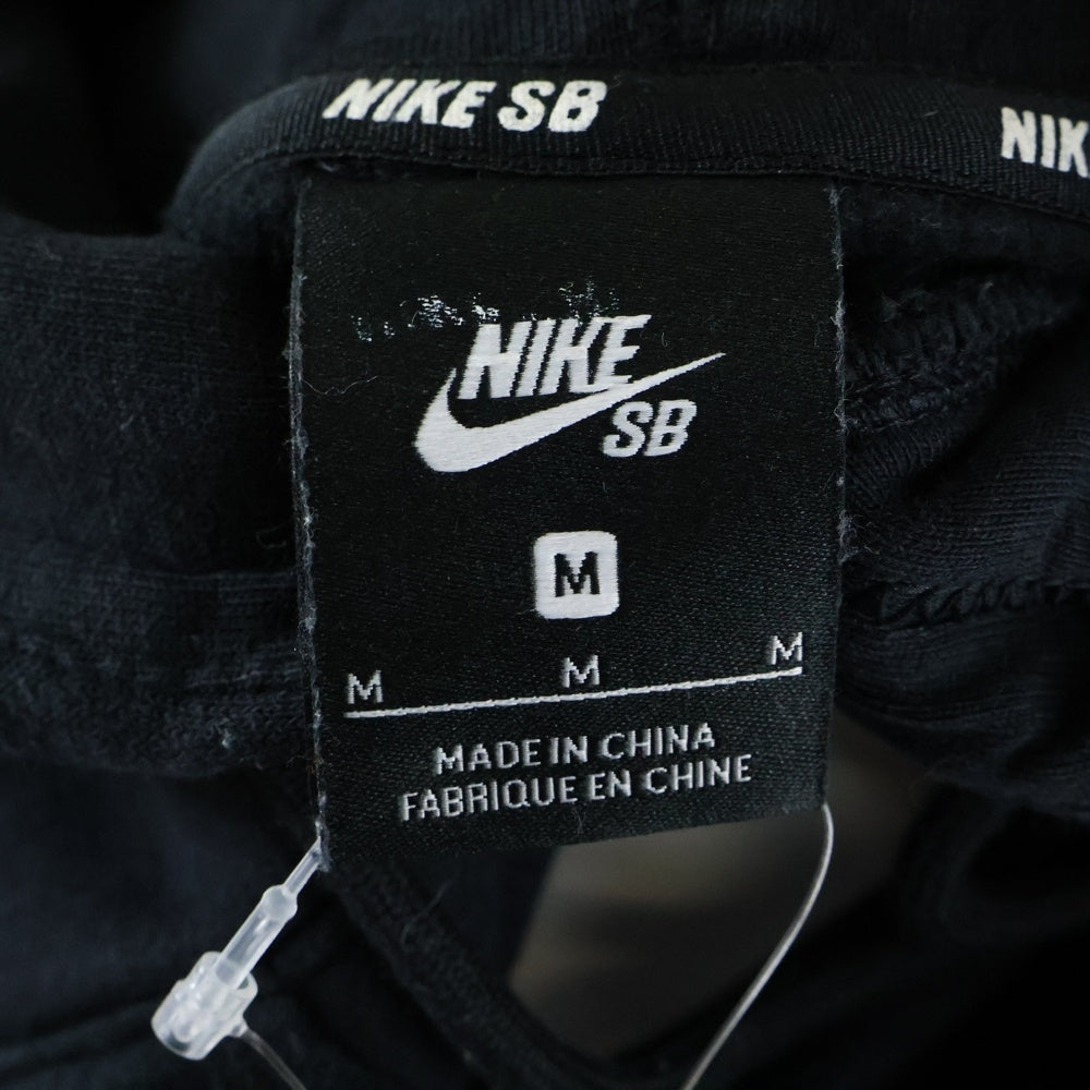 NIKE SB(ナイキエスビー) Icon Logo Pull Over Hooded Sweatshirt ロゴプリント スウェット プルオーバーパーカー ブラック 846886-010