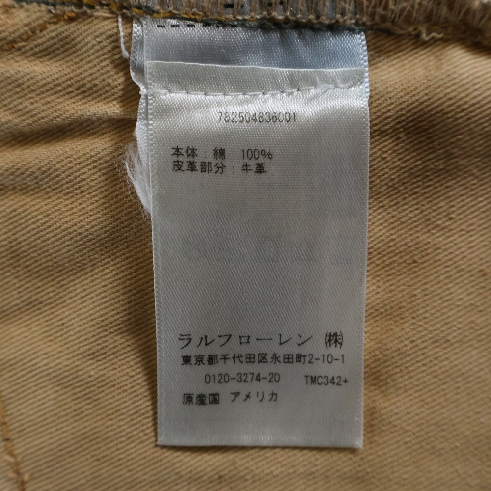 RRL(ダブルアールエル) STRAIGHT LEG JAPAN WOVEN SELVEFGE DENIM ジャパン ウーブン セルビッチ ストレート デニム パンツ インディゴ 782504836001