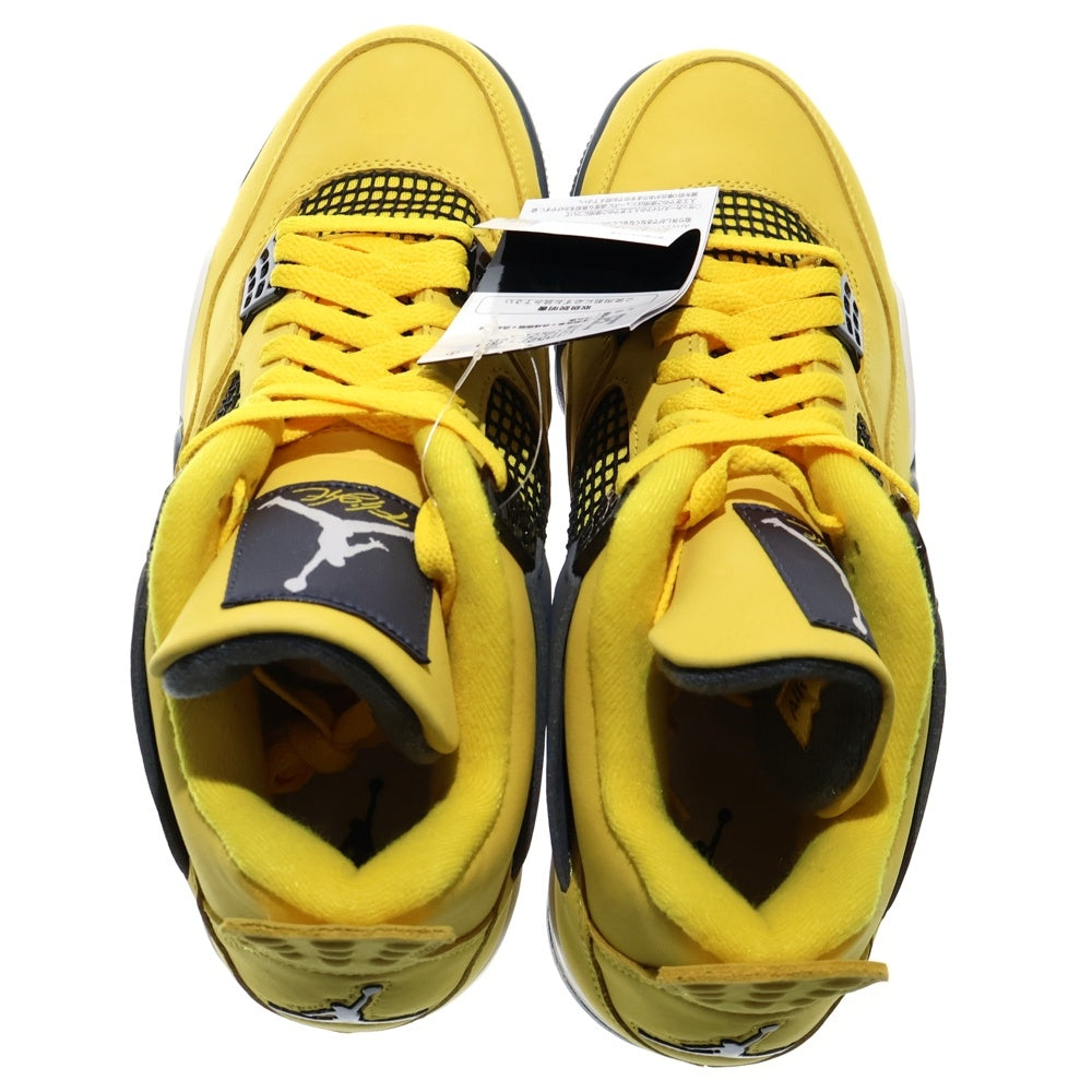 NIKE(ナイキ) AIR JORDAN 4 TOUR YELLOW エア ジョーダン 4 ツアー ミッドカットスニーカー イエロー US10/28cm CT8527-700