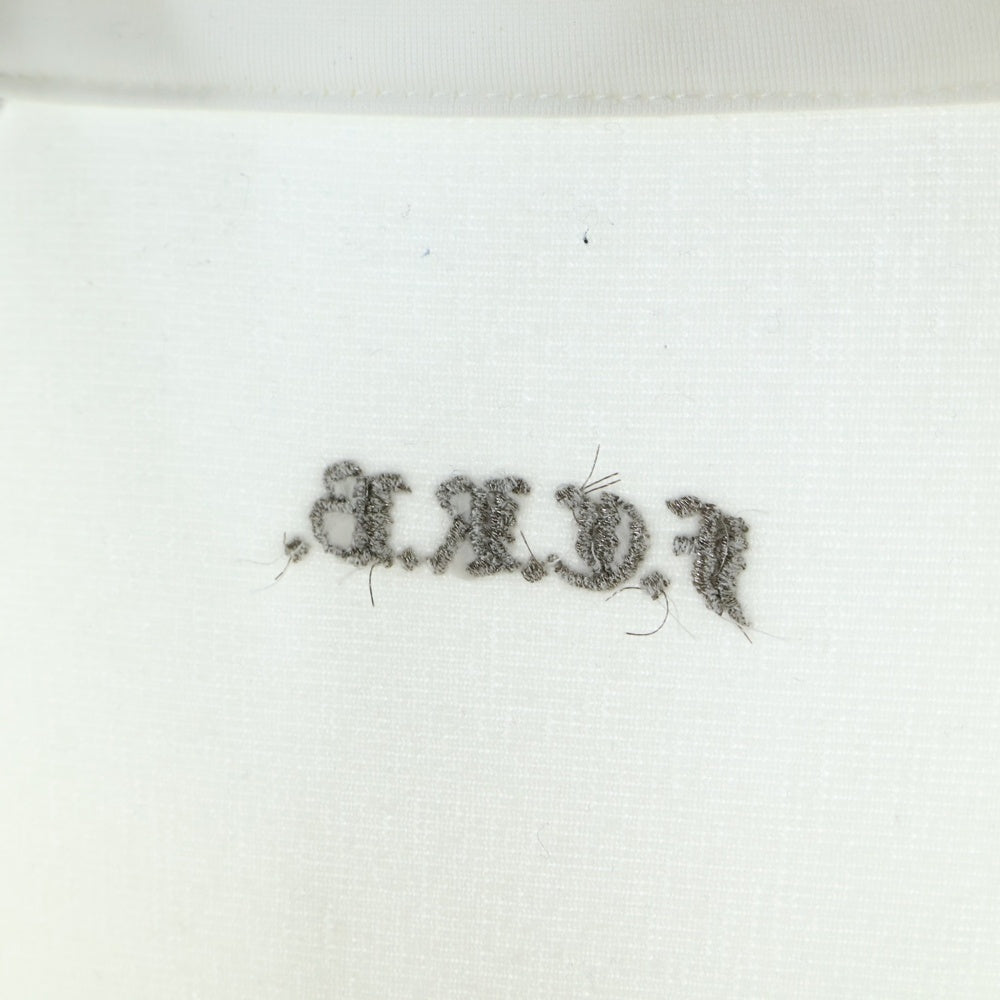 F.C.R.B./F.C.Real Bristol/FCRB(エフシーアールビー/エフシーレアルブリストル) ×NIKE ナイキ フェイクレザーライン フロントロゴ ジップアップトラックジャケット ホワイト 193915