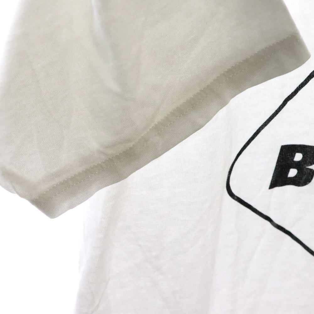F.C.R.B./F.C.Real Bristol/FCRB(エフシーアールビー/エフシーレアルブリストル) 16AW EMBLEM TEE フロントスター エンブレムロゴプリントTシャツ 半袖クルーネックカットソー ホワイト FCRB-167048