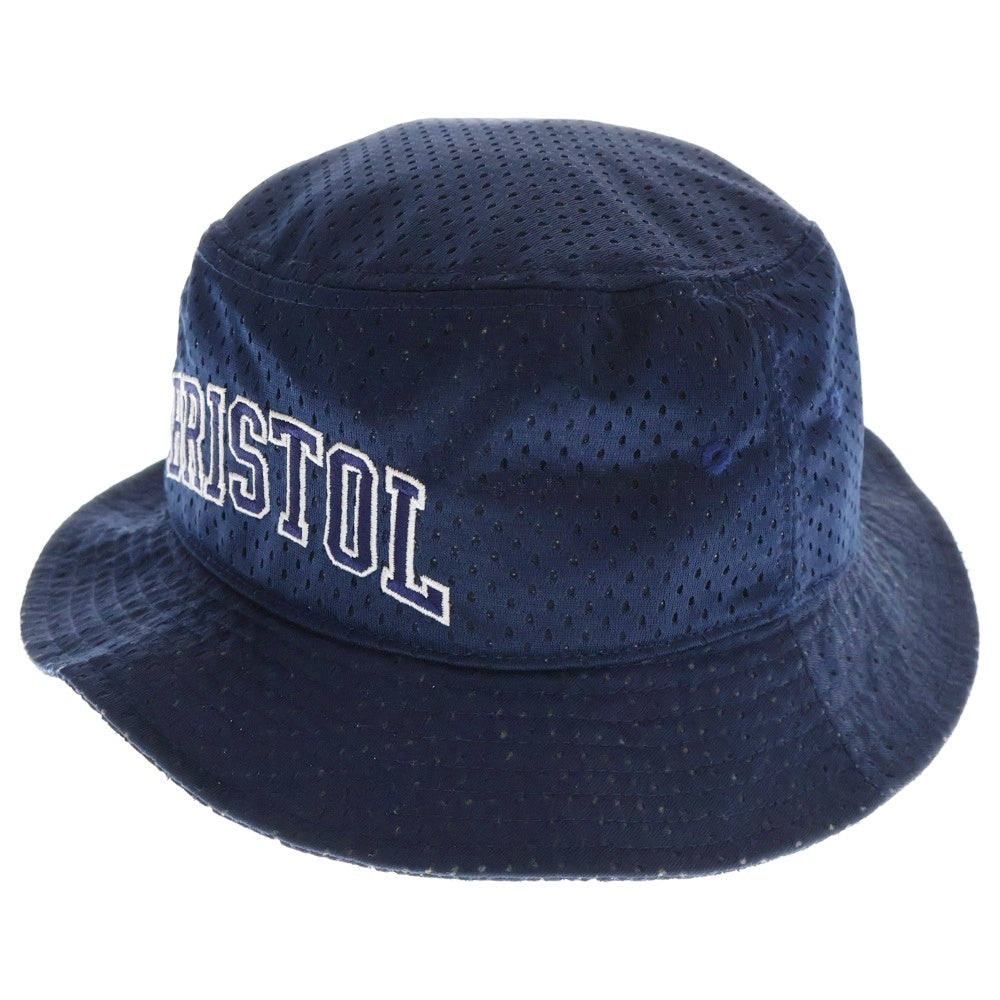F.C.R.B./F.C.Real Bristol/FCRB(エフシーアールビー/エフシーレアルブリストル) 15SS MESH HAT ロゴ刺繍 メッシュバケットハット 帽子 ネイビー FCRB-150033
