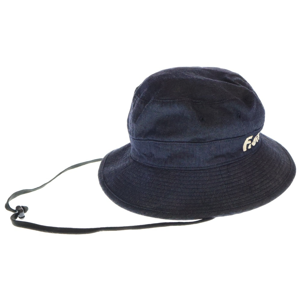 F.C.R.B./F.C.Real Bristol/FCRB(エフシーアールビー/エフシーレアルブリストル) ロゴ刺繍 デニムバケットハット 帽子 インディゴ FCRB-160037