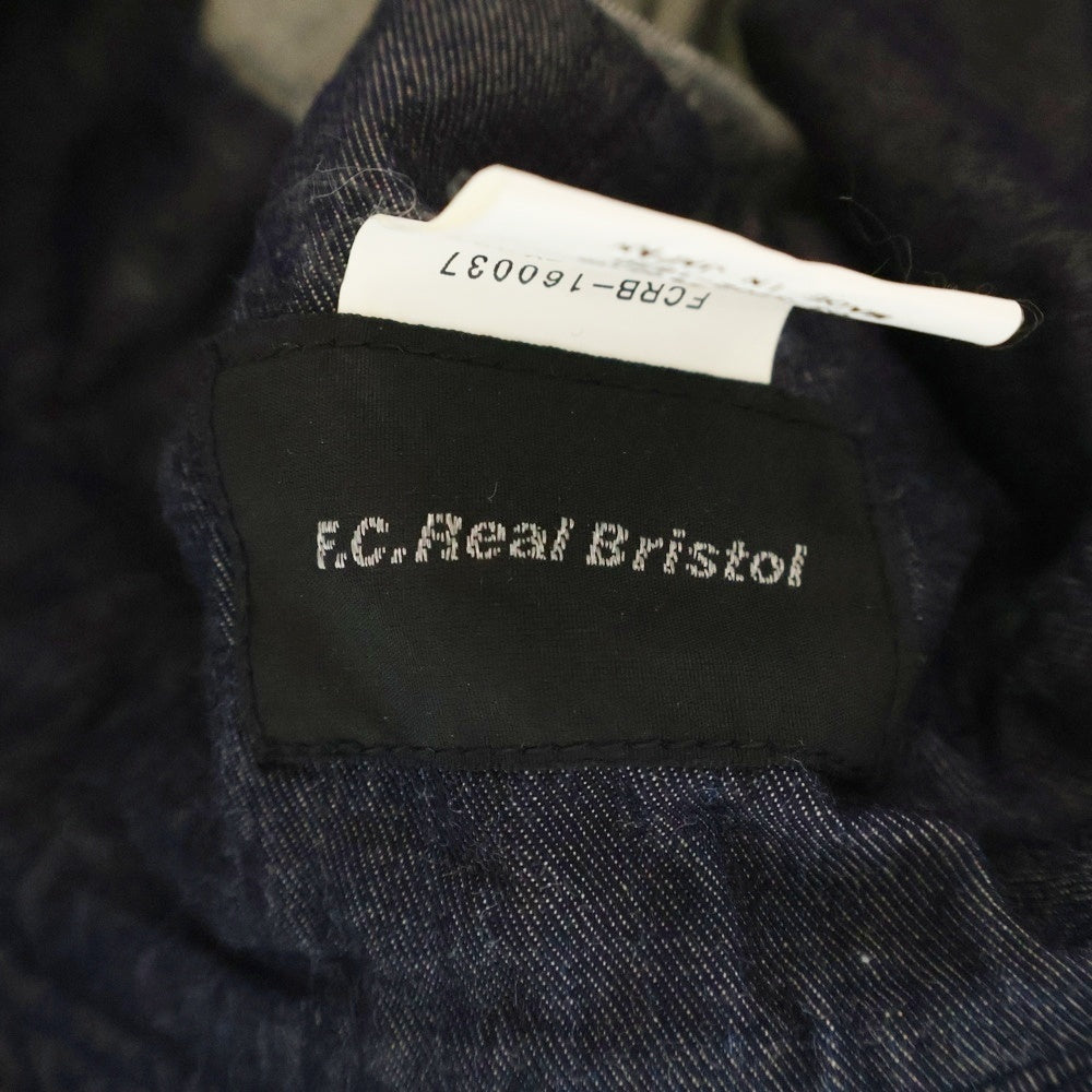F.C.R.B./F.C.Real Bristol/FCRB(エフシーアールビー/エフシーレアルブリストル) ロゴ刺繍 デニムバケットハット 帽子 インディゴ FCRB-160037