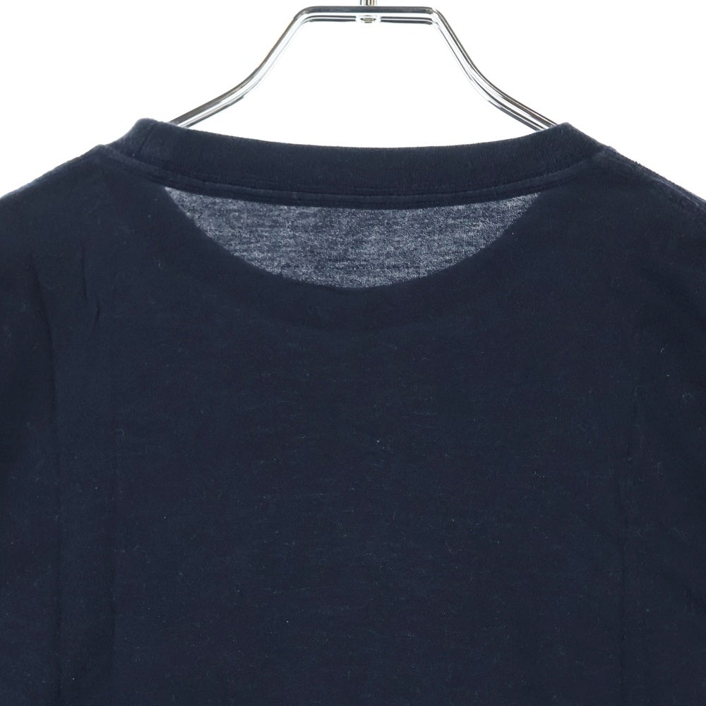 F.C.R.B./F.C.Real Bristol/FCRB(エフシーアールビー/エフシーレアルブリストル) 13AW EMBLEM POCKET TEE ラメエンブレム付胸ポケットTシャツ 半袖クルーネックカットソー ブラック FCRB-134005