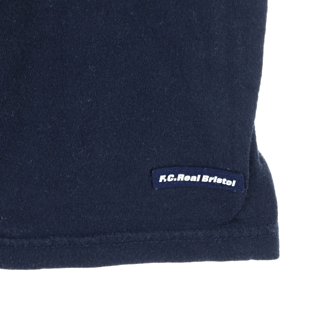 F.C.R.B./F.C.Real Bristol/FCRB(エフシーアールビー/エフシーレアルブリストル) 13AW EMBLEM POCKET TEE ラメエンブレム付胸ポケットTシャツ 半袖クルーネックカットソー ブラック FCRB-134005
