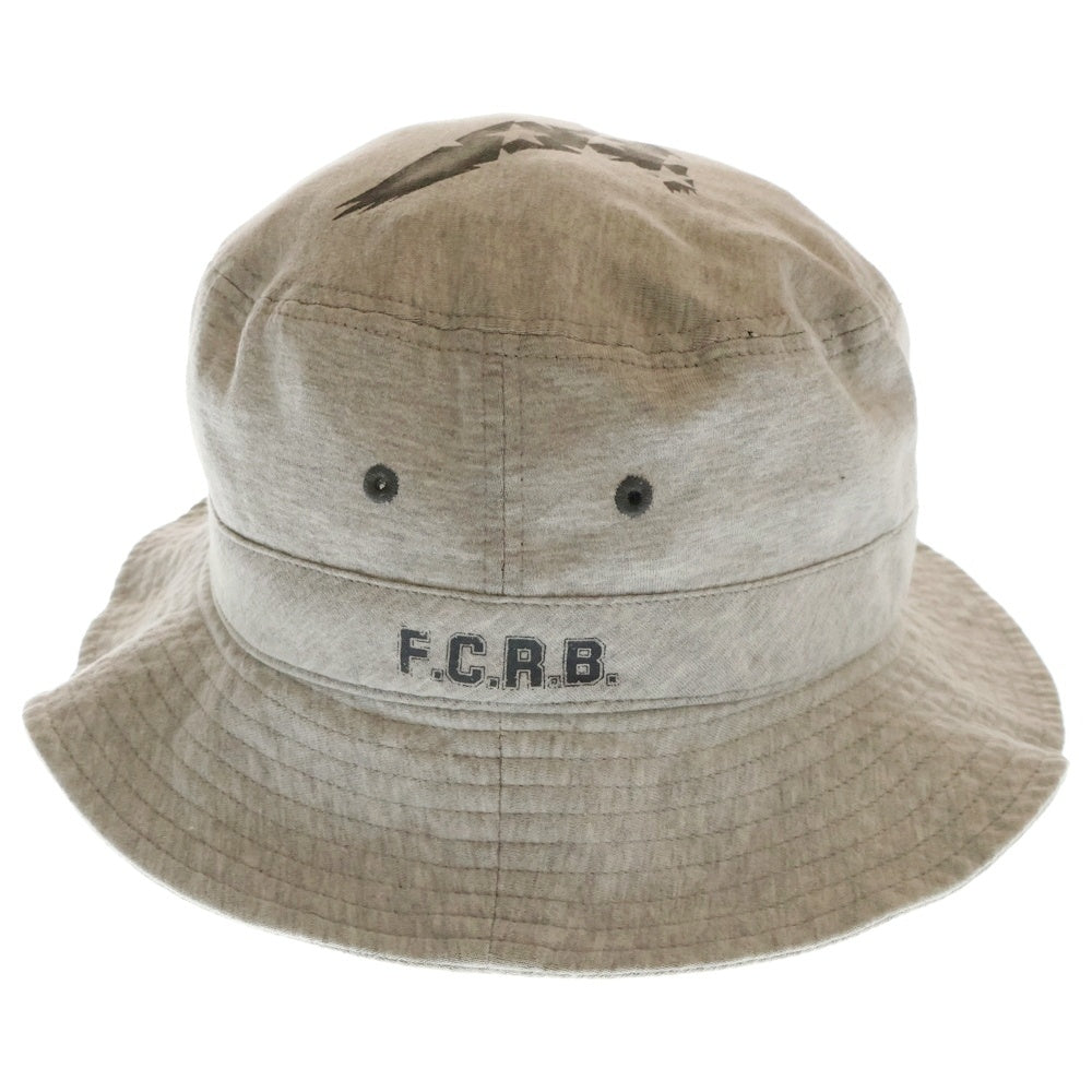 F.C.R.B./F.C.Real Bristol/FCRB(エフシーアールビー/エフシーレアルブリストル) ×NIKE ナイキ ロゴプリント コットンバケットハット 帽子 グレー 596109