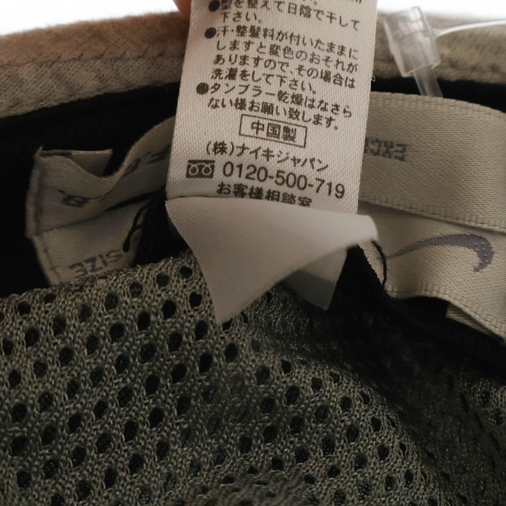 F.C.R.B./F.C.Real Bristol/FCRB(エフシーアールビー/エフシーレアルブリストル) ×NIKE ナイキ ロゴプリント コットンバケットハット 帽子 グレー 596109
