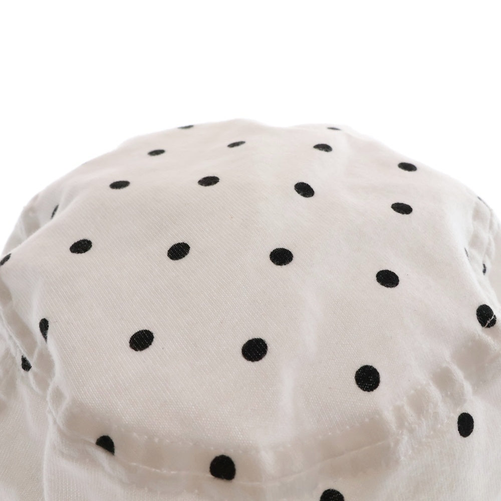 F.C.R.B./F.C.Real Bristol/FCRB(エフシーアールビー/エフシーレアルブリストル) 15AW DOT HAT ロゴ刺繍 ドット柄 コットンバケットハット 帽子 ホワイト FCRB-156027