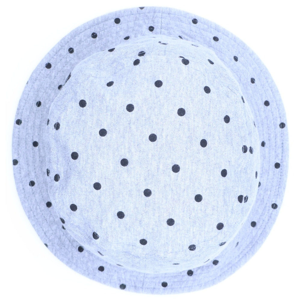 F.C.R.B./F.C.Real Bristol/FCRB(エフシーアールビー/エフシーレアルブリストル) 15AW DOT HAT ロゴ刺繍 ドット柄 コットンバケットハット 帽子 グレー FCRB-156027