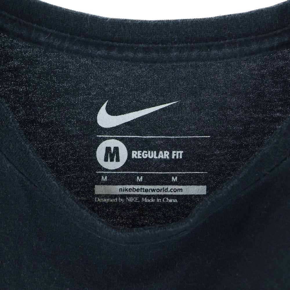 F.C.R.B./F.C.Real Bristol/FCRB(エフシーアールビー/エフシーレアルブリストル) ×NIKE ナイキ フロントロゴワッペン刺繍Tシャツ 半袖クルーネックカットソー ブラック 615035-010